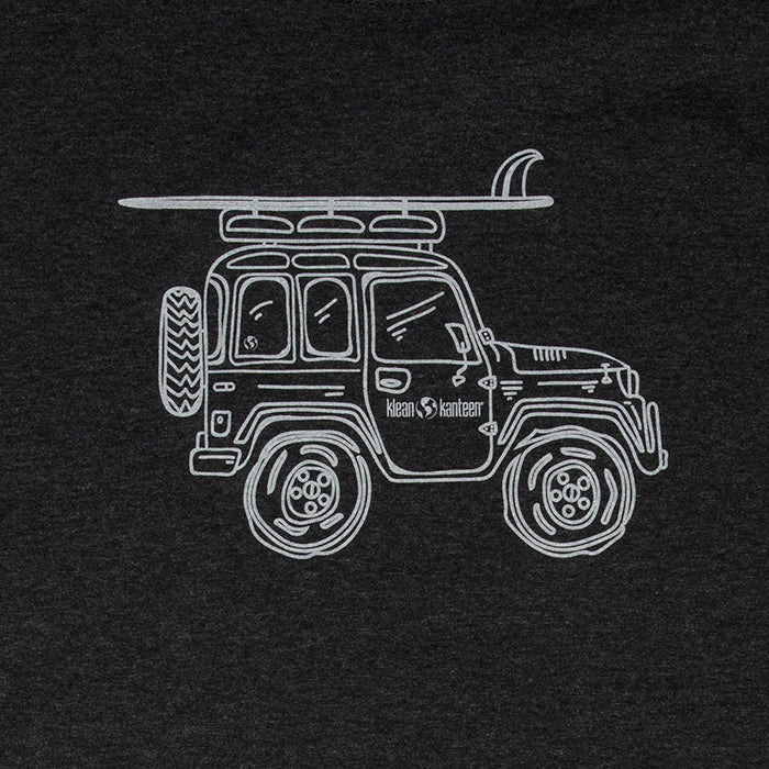 adventure-vehicle-t-shirt-y0 klean_shirt_jeep_front_closeup_lifestyle.jpg